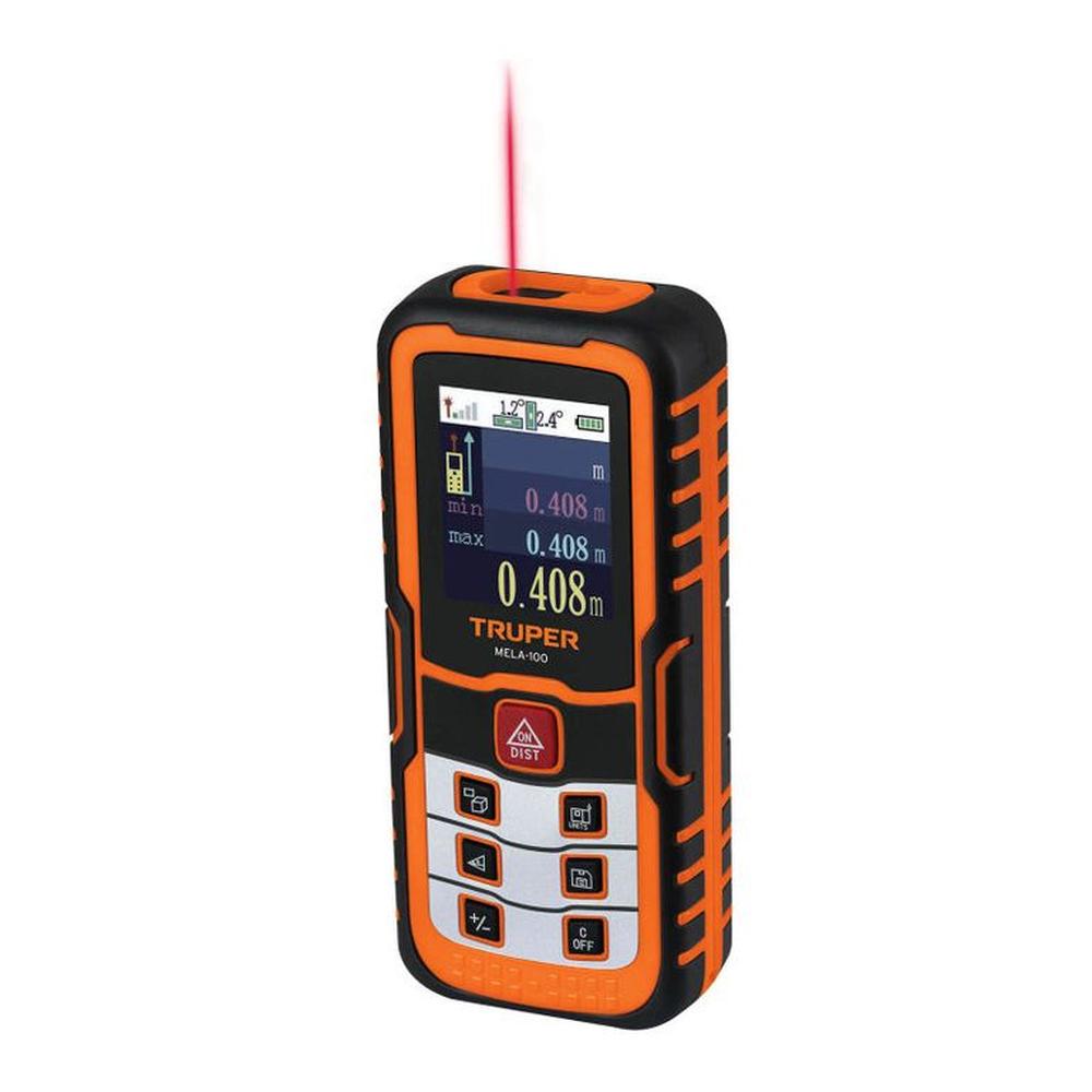 Medidor Láser De Distancia De 005mm a 100m Truper - 100374