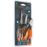 Juego De 3 Mini Pinzas Mango Comfort Grip Truper 18215