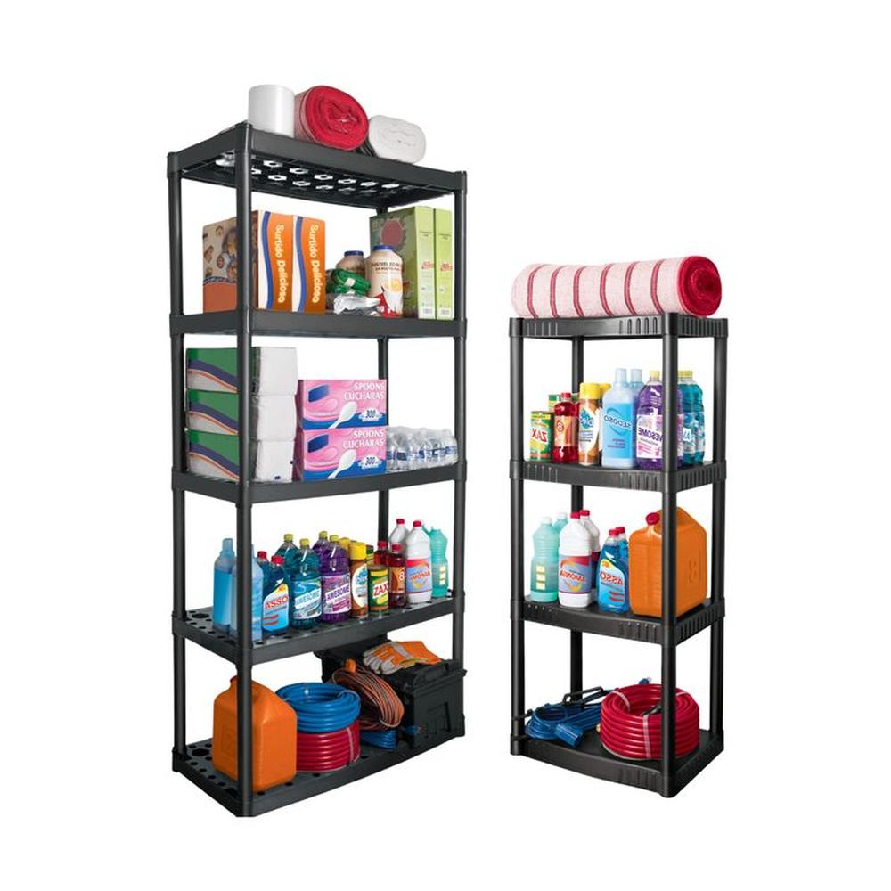 Combo Estante 5 repisas Truper + estante 4 repisas Pretul 19943-25075