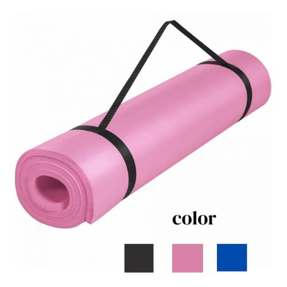 Mat De Yoga Grosor 10mm Rosado