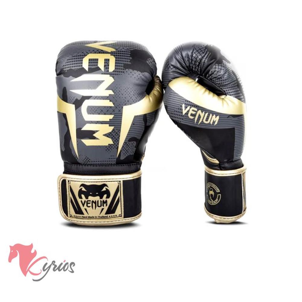 Guantes De Box Venum 6 onz (Negro Con Dorado)