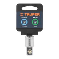 Adaptador para matraca de cuadro 38 a cuadro 12 Truper - 13420