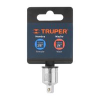 Adaptador para matraca de cuadro 38 a cuadro 14 Truper - 13423