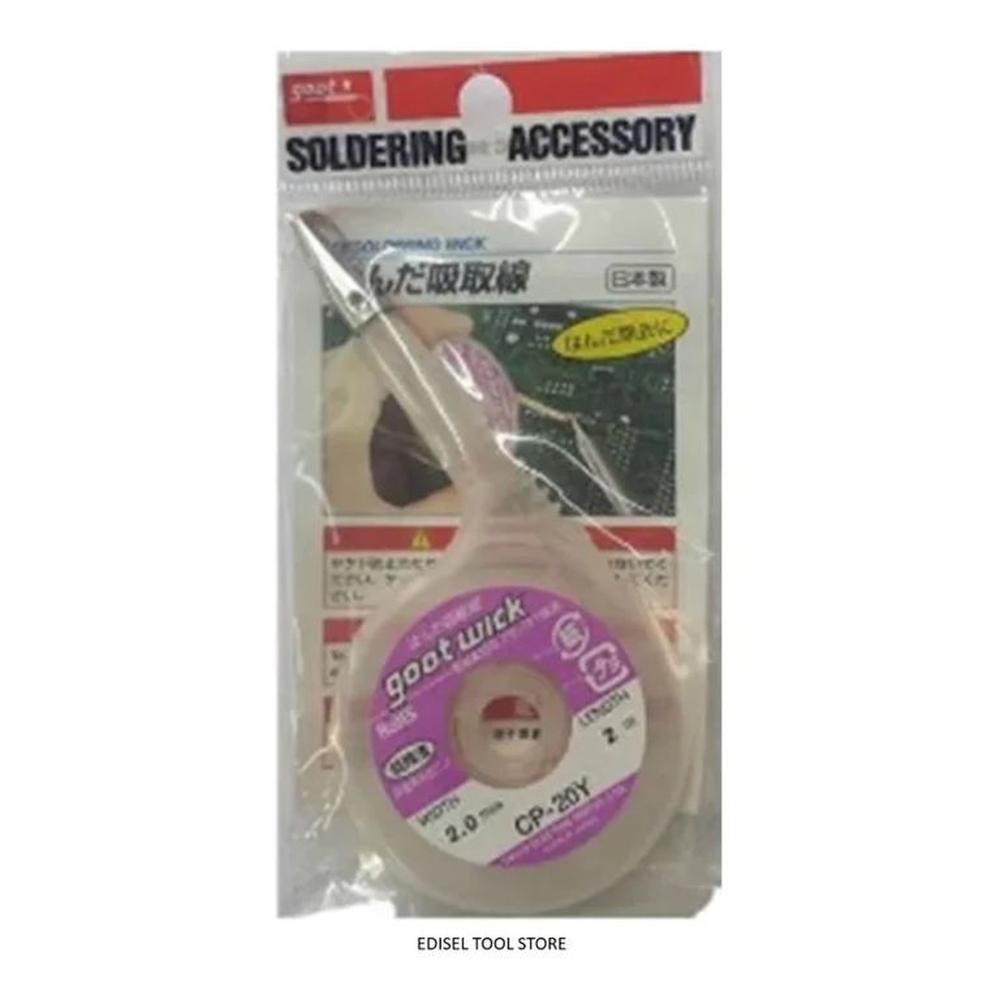 Malla Para Desoldar 20 Mm X 2 M con Punta De Metal