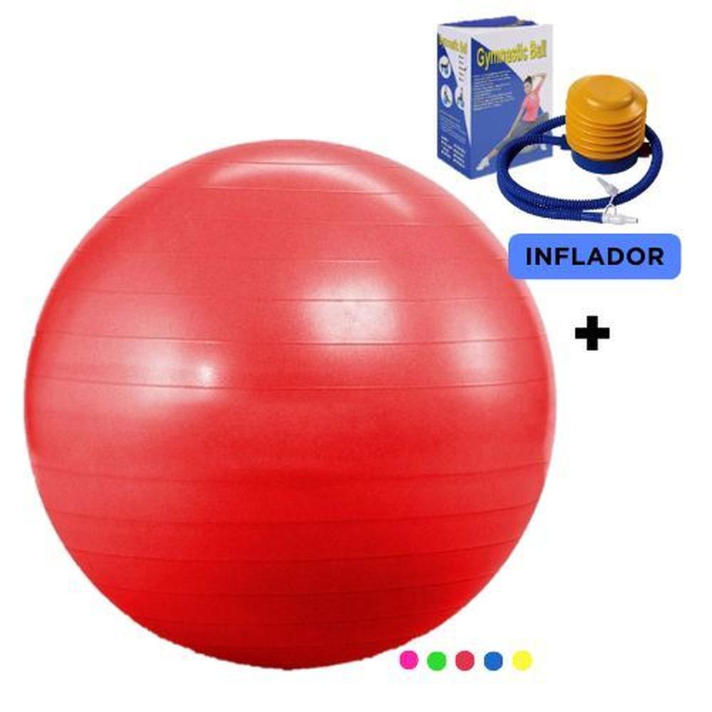 Pelota De Pilate 75cm Inflador Azul