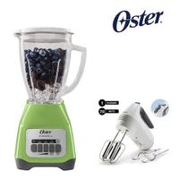 COMBO OSTER Licuadora BLSTKAGKPB + Batidora 6 Vel 250W FPSTHM3532
