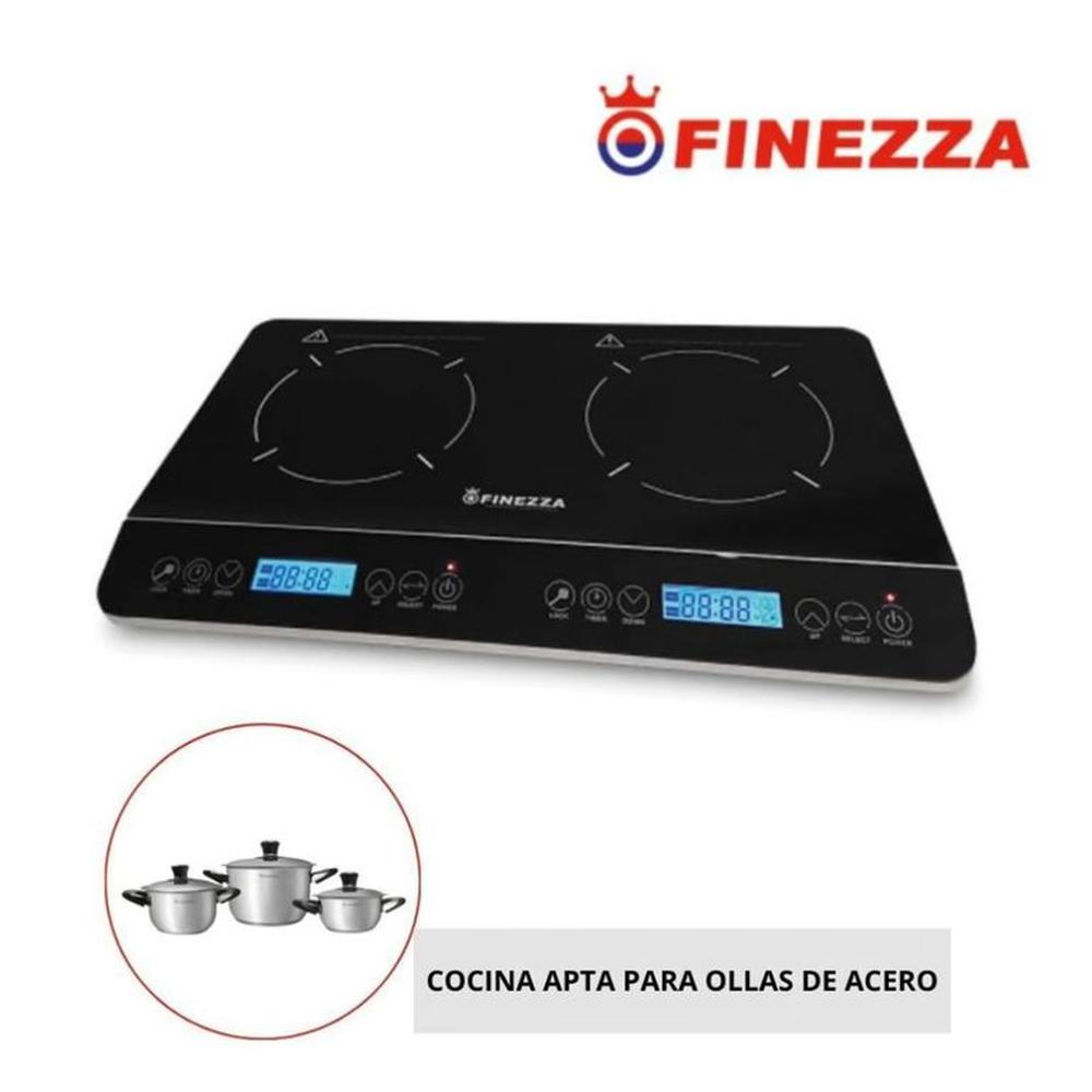 COCINA DE INDUCCIÓN FINEZZA.DIGITAL 2 HORNILLAS