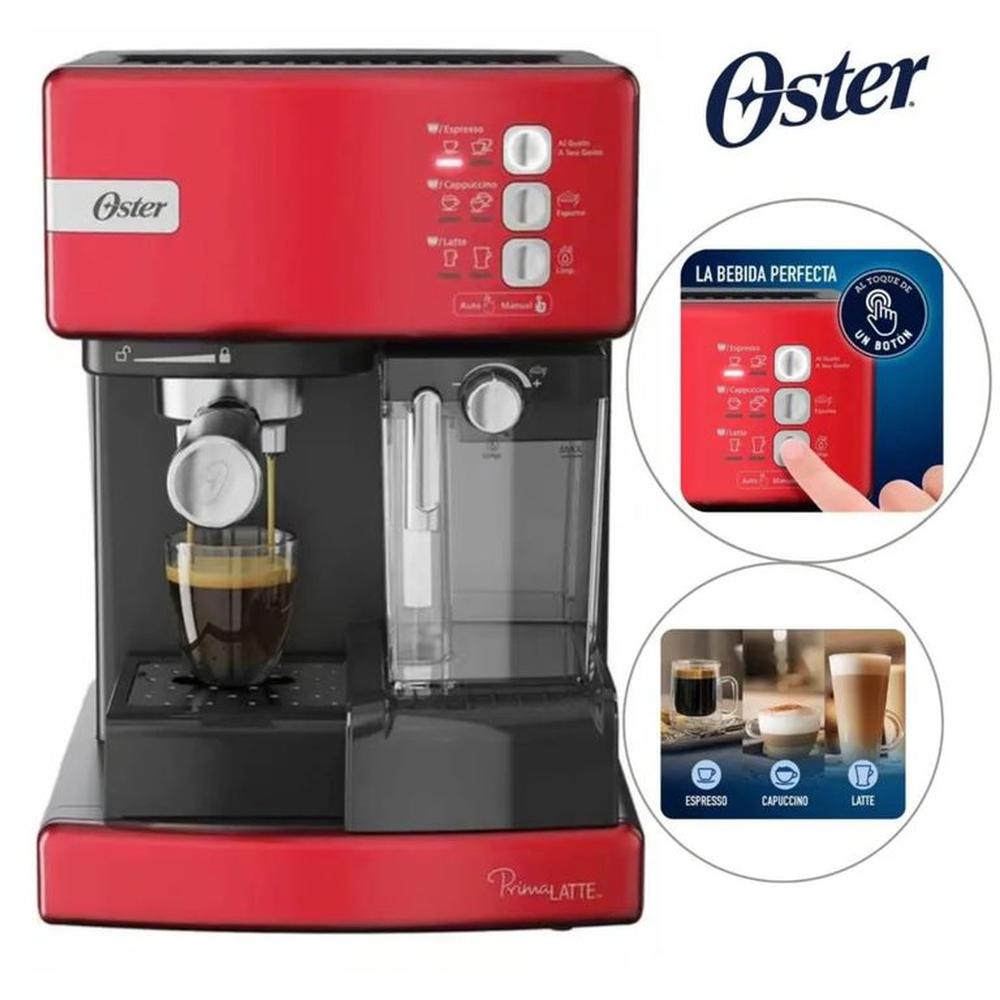 Cafetera Automática de Espresso Oster® PrimaLatte™ Rojo