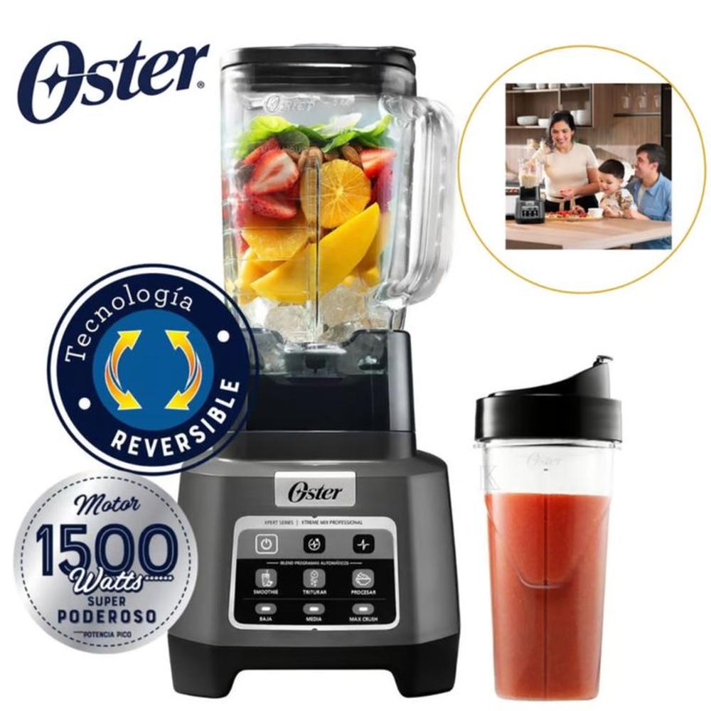 Licuadora Oster Profesional 1500w Xtreme Mix 2L y vaso Blend & Go