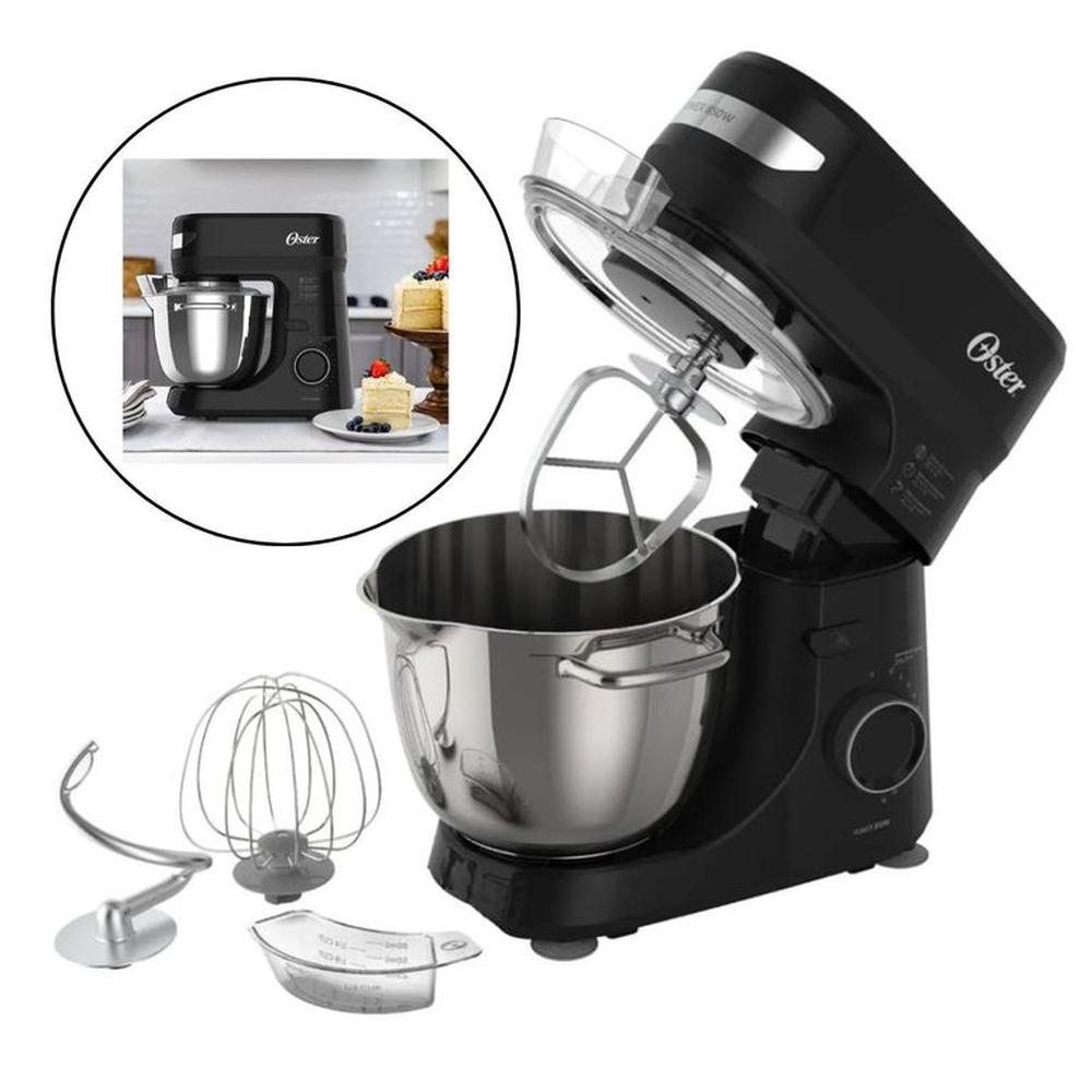 Batidora Planetaria Oster 850W Negra FPSTSMPL2B