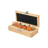 Juego de 6 brocas para router Truper - 11359