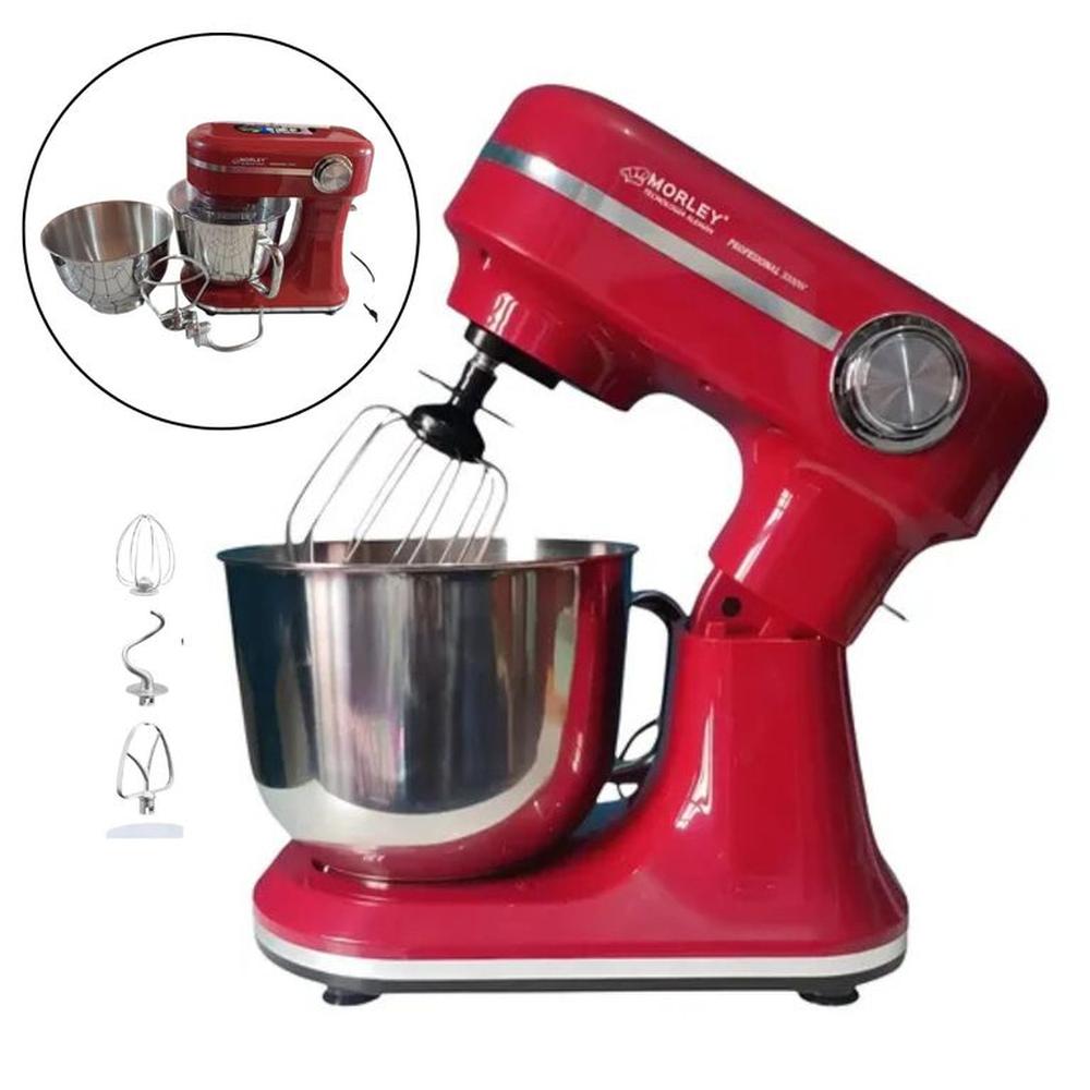 Batidora Profesional Morley Planetaria 6LT Roja 3000 Watts