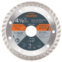 Disco diamantado de 4-12 x 22 mm rin turbo Truper - 12980