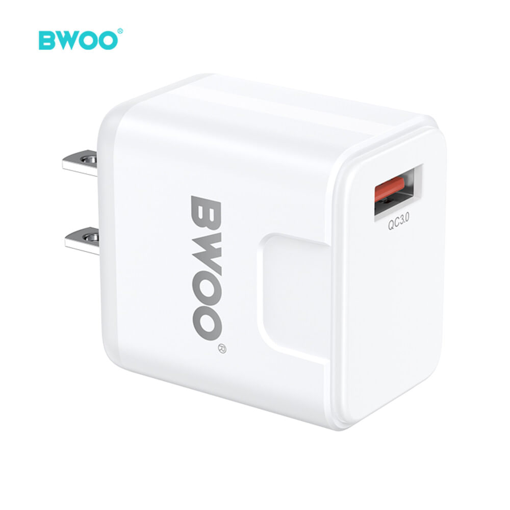 CARGADOR DE PARED 18W USB 30 iOS ANDROID CDA168 BWOO