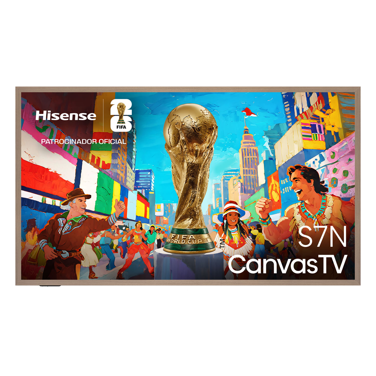 Televisor Hisense CANVAS 55"" 55S7N QLED UHD 4K