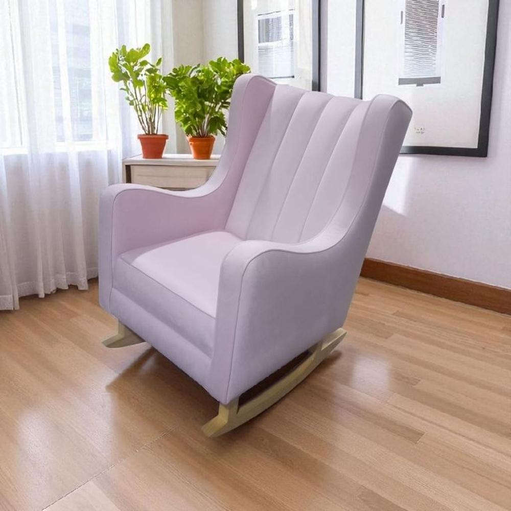 Butaca Mesedora mica - color rosado - puff regalo