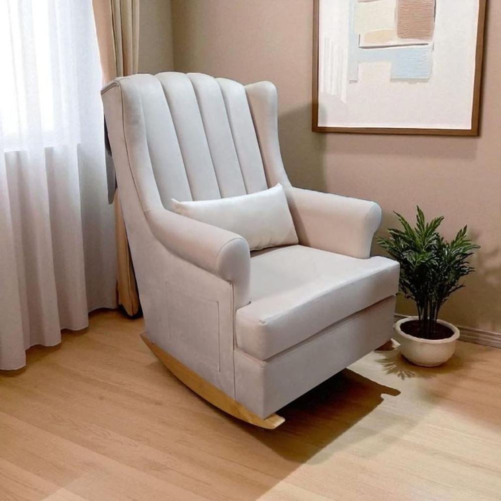 Butaca Mesedora rouse - color beig - puff regalo