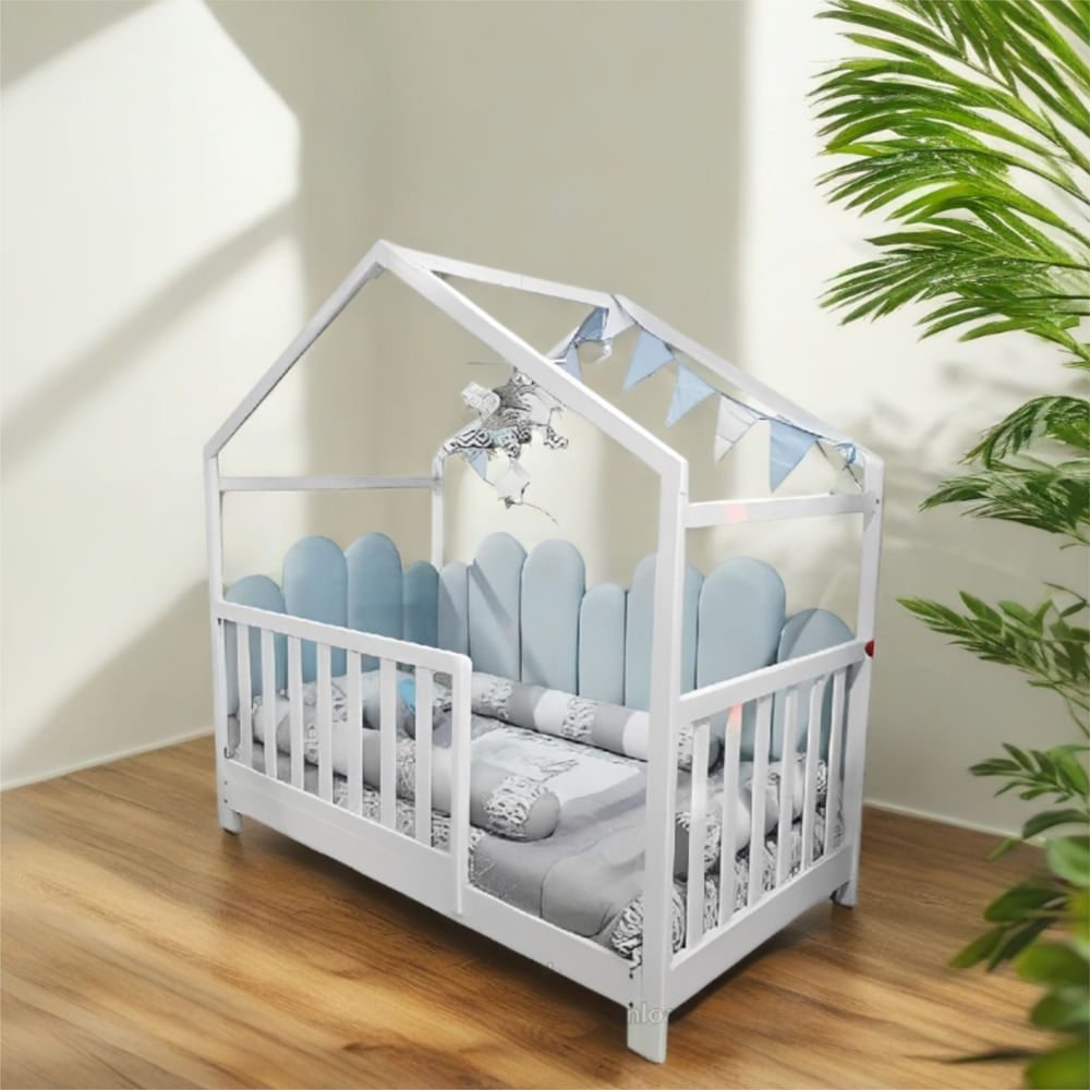 Cama Montessori Festi Celeste Plaza y Media + Armado Gratis