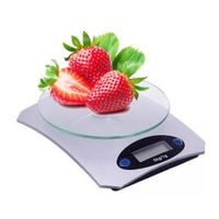 Balanza Gramera Digital Vidrio 5kg Digital