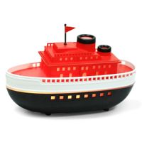 Difusor de Aroma Ultrasónico Barco 300ml con Luces LED y Temporizador Tricolor