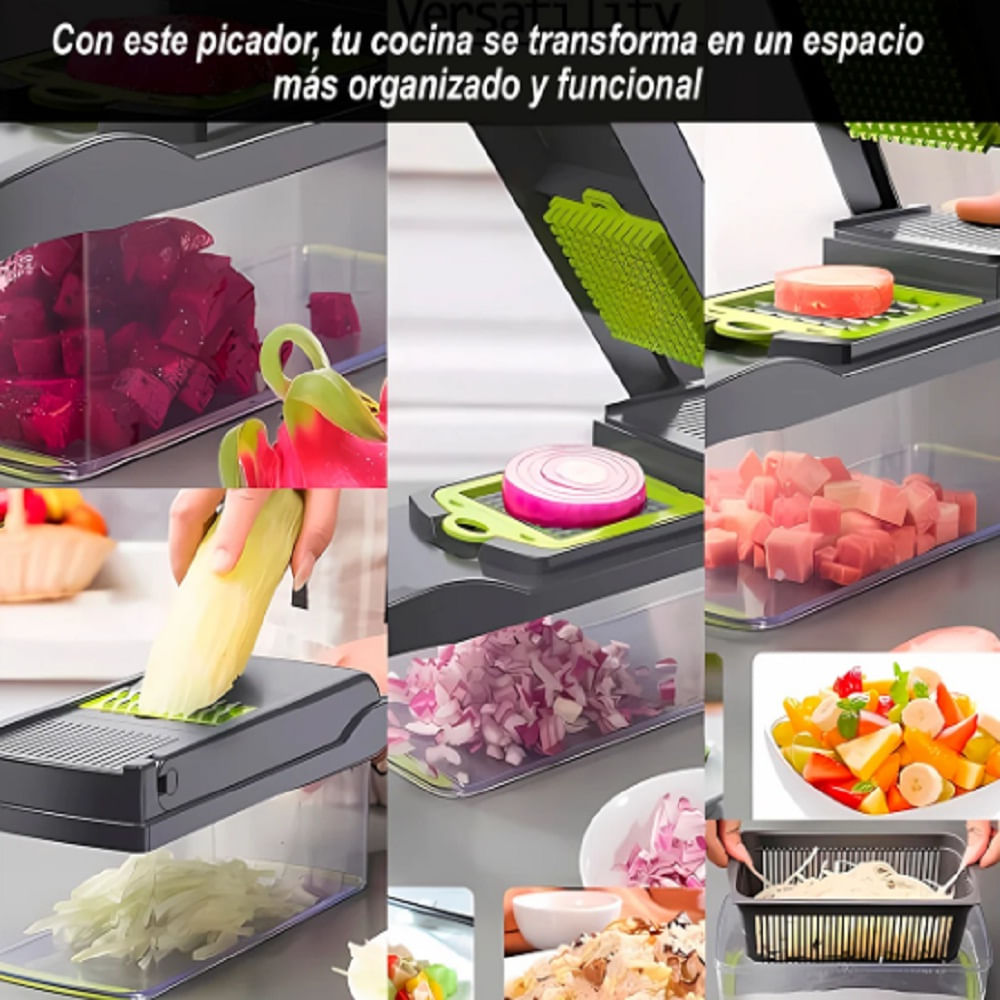 Picador de Frutas y Verduras Multifucional