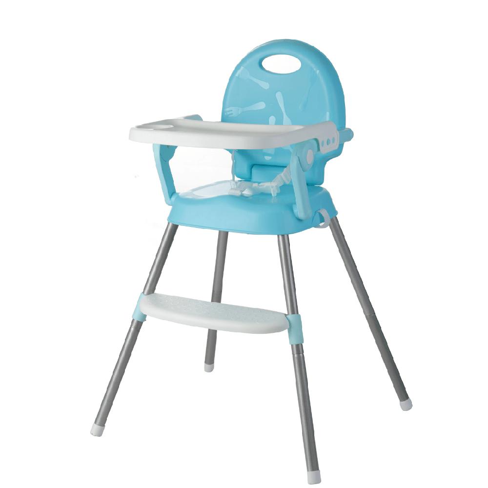 Silla de comer básica azul 3 en 1