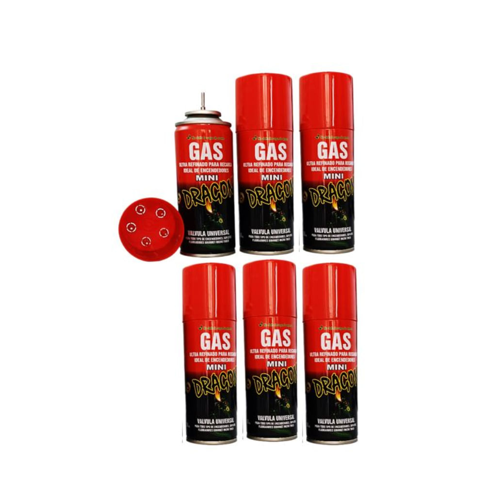 KIT DE GAS BUTANO PARA RECARGA