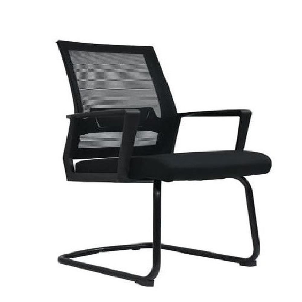 SILLA DE OFICINA GERENCIAL FIJA ERGONÓMICA - DUSTER  NEGRO