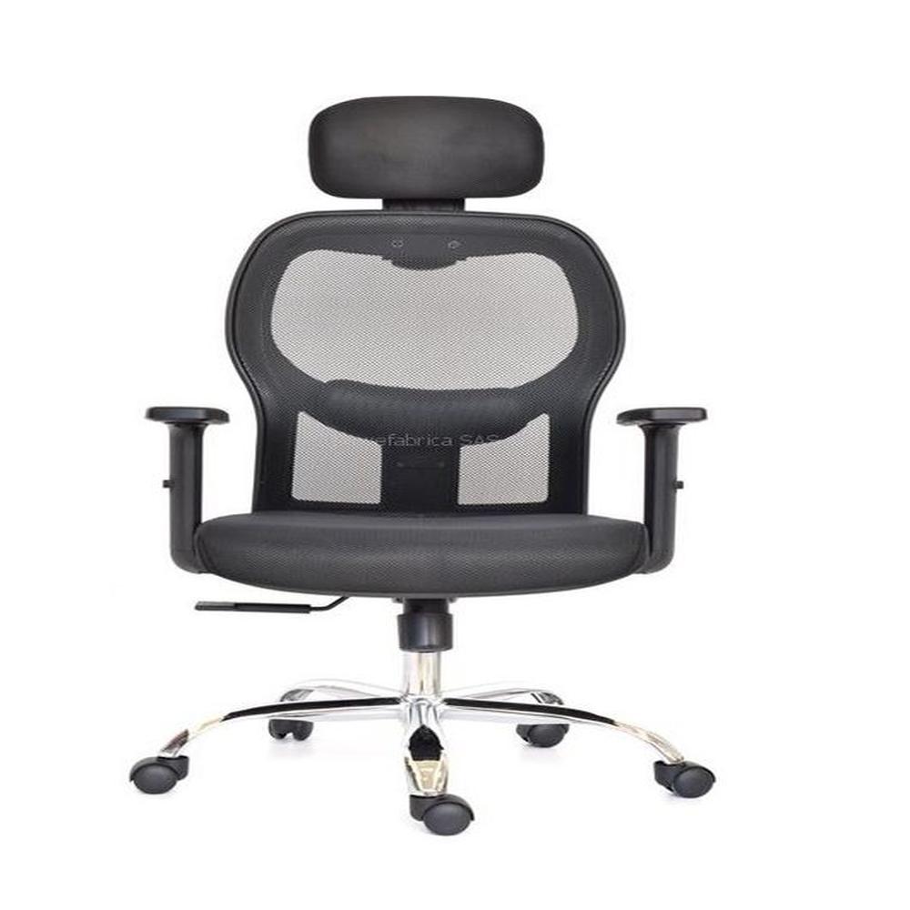 SILLA DE OFICINA PRESIDENCIAL ERGONÓMICA - NORUEGA NEGRO
