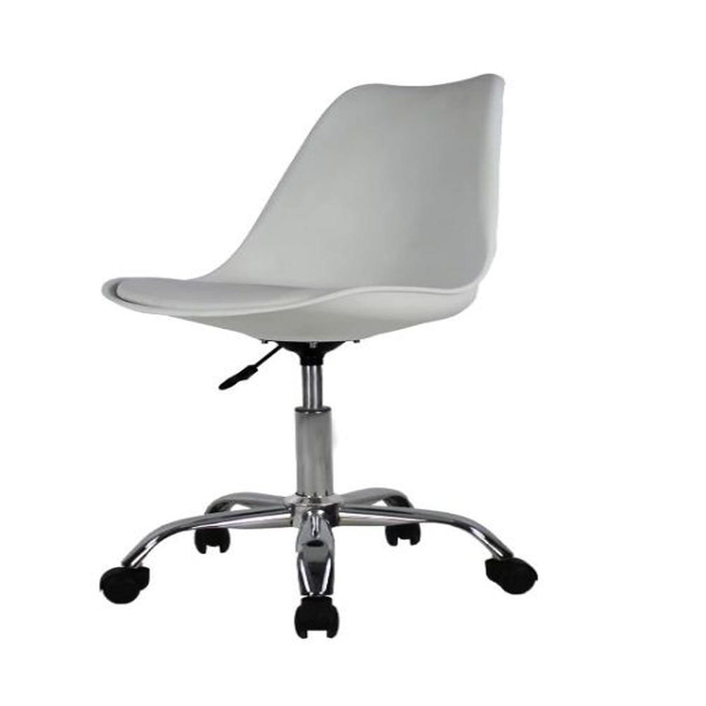 SILLA DE OFICINA EJECUTIVA ERGONÓMICA - EMA BLANCO
