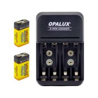 Kit Cargador con 2 Baterías Recargables MIHABA-BDD3 OPALUX