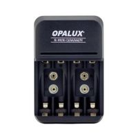 Cargador de Pilas AA AAA 9V OP-BC8021 OPALUX