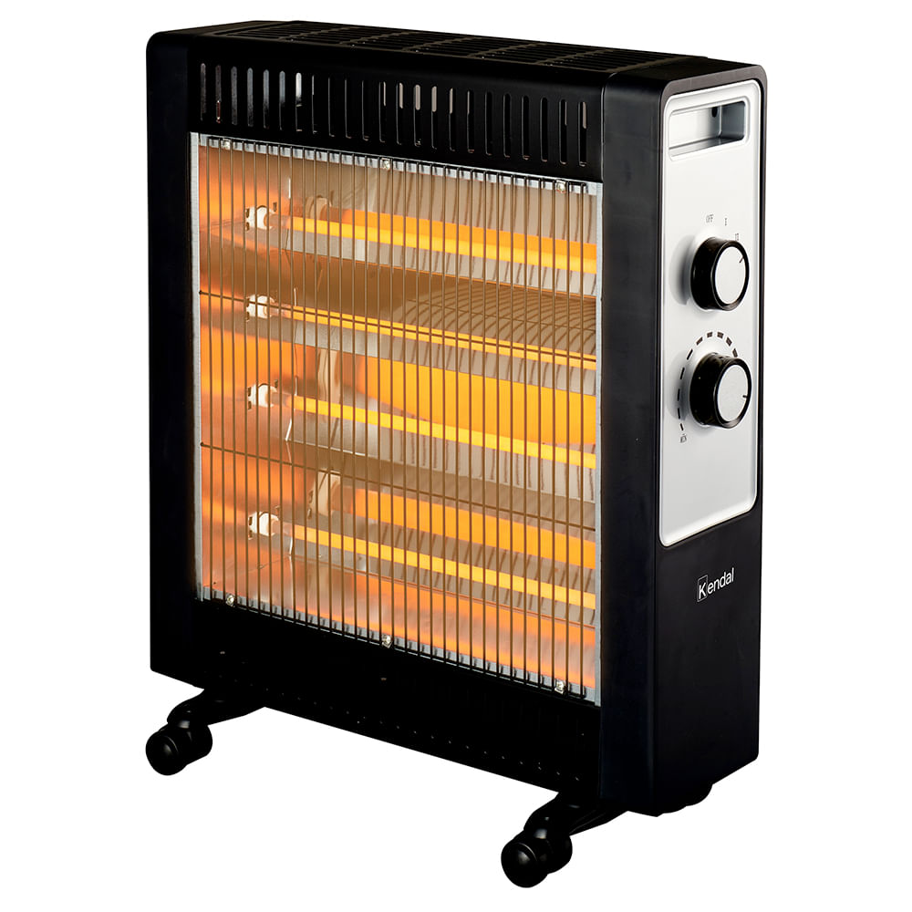 Estufa Eléctrica Fibra de Carbono KENDAL 4 tubos Potencia 2200W Cobertura 25m2