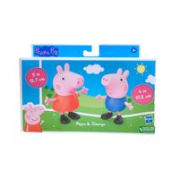 Figuras Peppa y George Hasbro Peppa Pig a Gran Escala