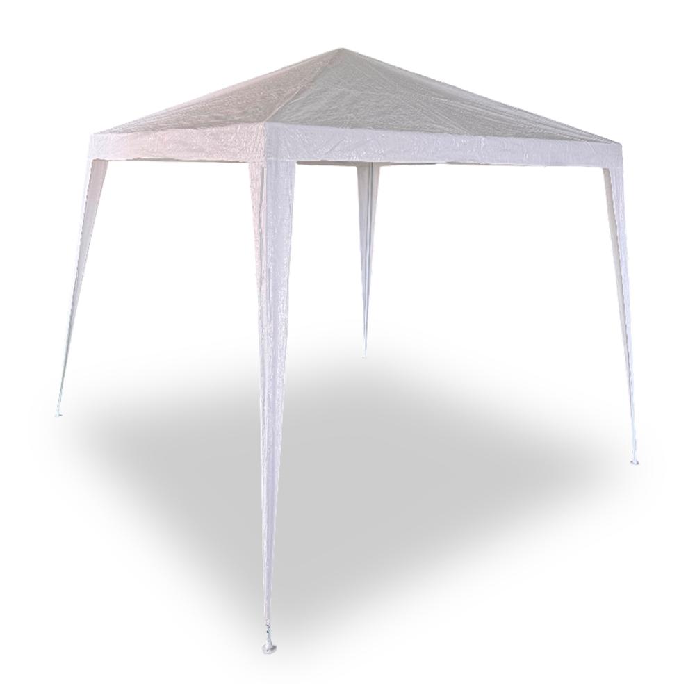 Toldo de Terraza 3x3 m Plegable PE Blanco