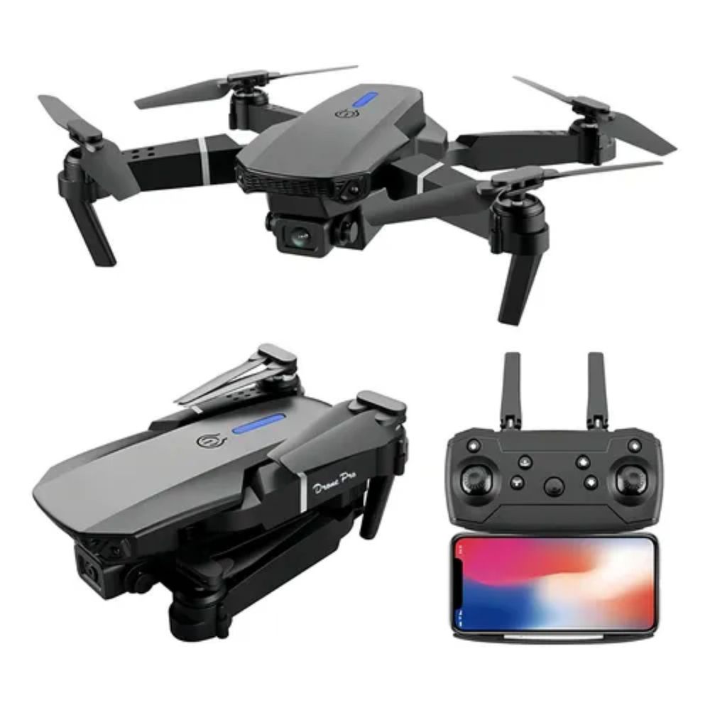 Dron E88 Pro 4K Dual Cámara WiFi HD Control Promart
