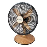 Ventilador Sobremesa KENDAL kzf-1214d Madera 12 pulgadas Potencia 45W