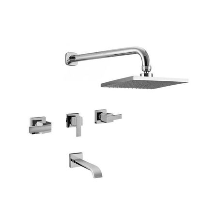 Mezcladora para ducha tina modena con salida hecho en bronce Vainsa Mezcladora para ducha tina modena con salida hecho en bronce Vainsa