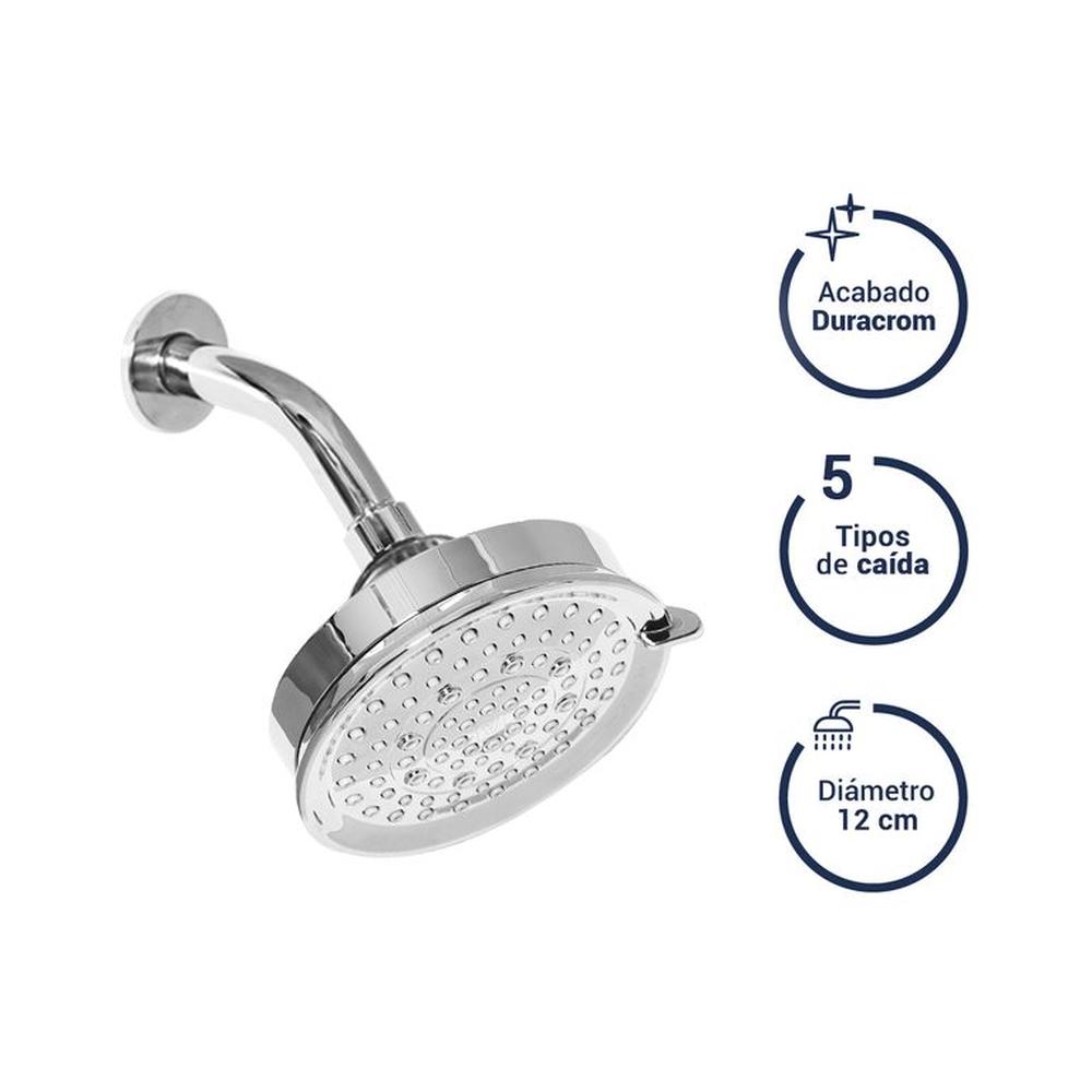 Salida de ducha española estándar cromada Vainsa Salida de ducha española estándar cromada Vainsa