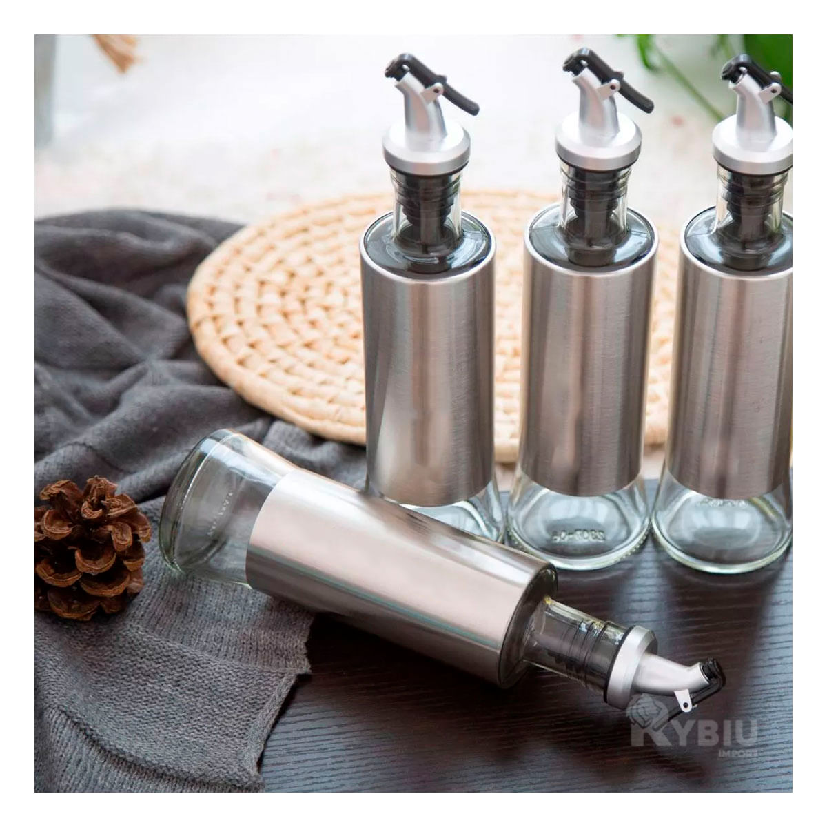 Envase Eficiente para Aceite de 500 ml Y+Post-it adhesivos