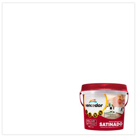 Vencedor Satinado Blanco 1 Galón - Promart