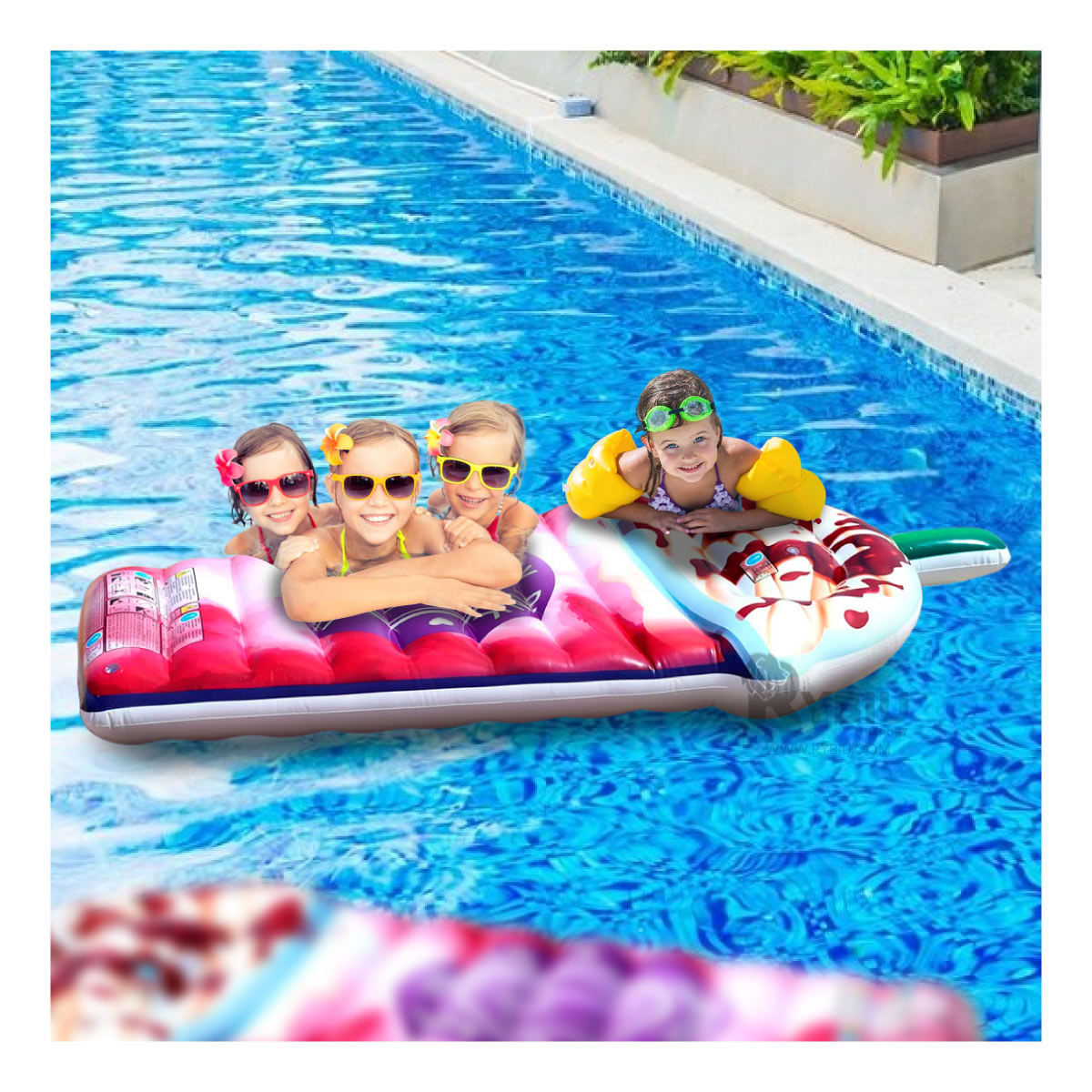 Flotador Helado 198x107 cm Intex en Rosado