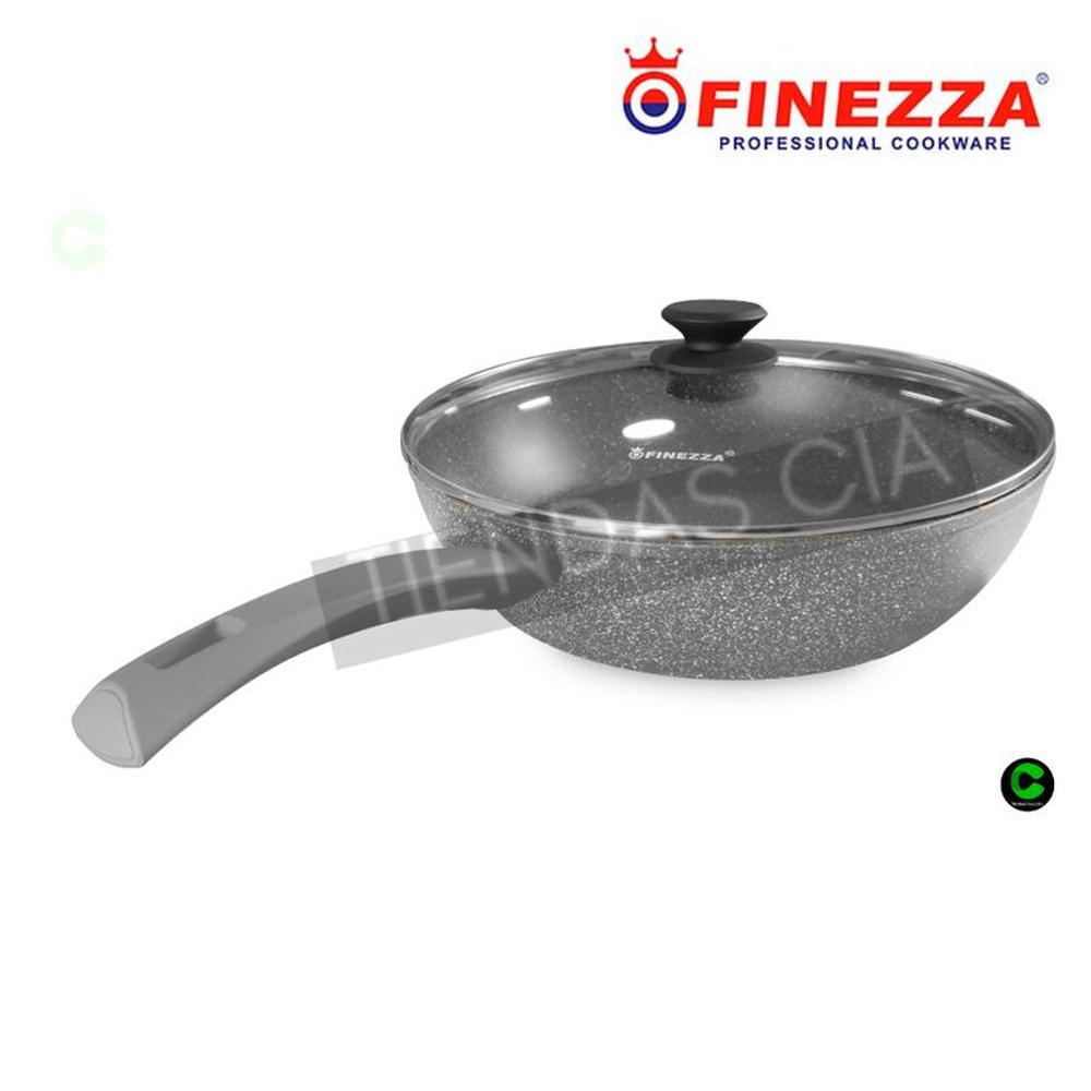 Sarten Wok Ultra granito 26cm Antiadherente FZ-W326TM- negro