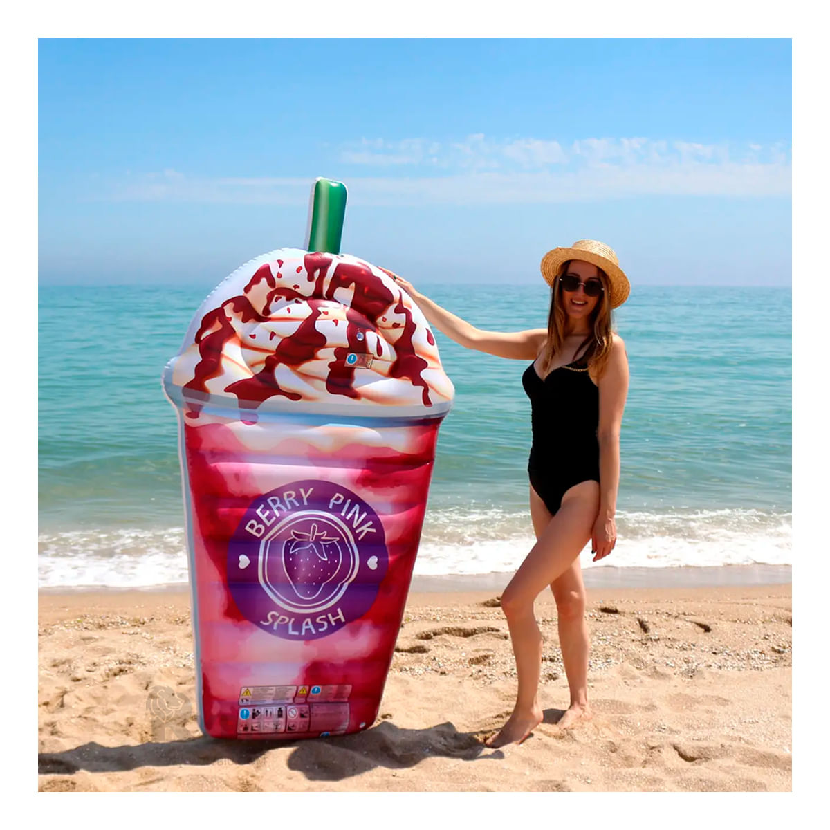 Flotador Apto para Mayores de 3 Años Y+Stickers