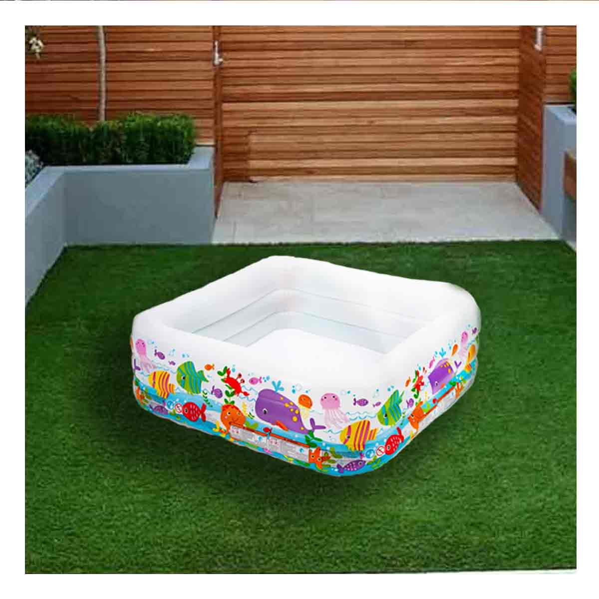 Piscina Portatil y Funcional de Color Blanco Y+Agendita