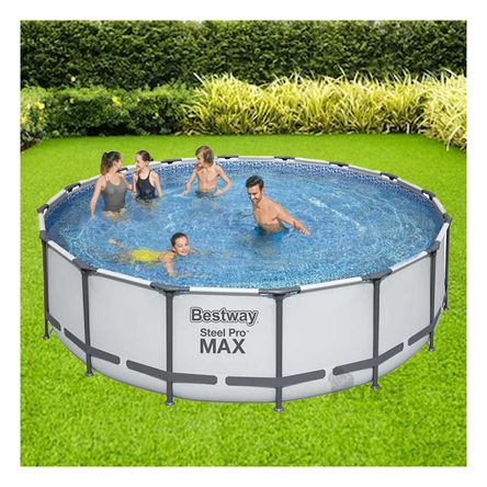 Piscina Moderna y Funcional 366x100cm de Color Plomo