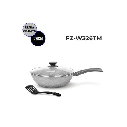 Sarten Wok Ultragranito 26cm Antiadherente FZ-W326TM Sarten Wok Ultragranito 26cm Antiadherente FZ-W326TM