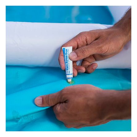 Pegamento con Secado Rapido Color Celeste Y+Papel de Regalo