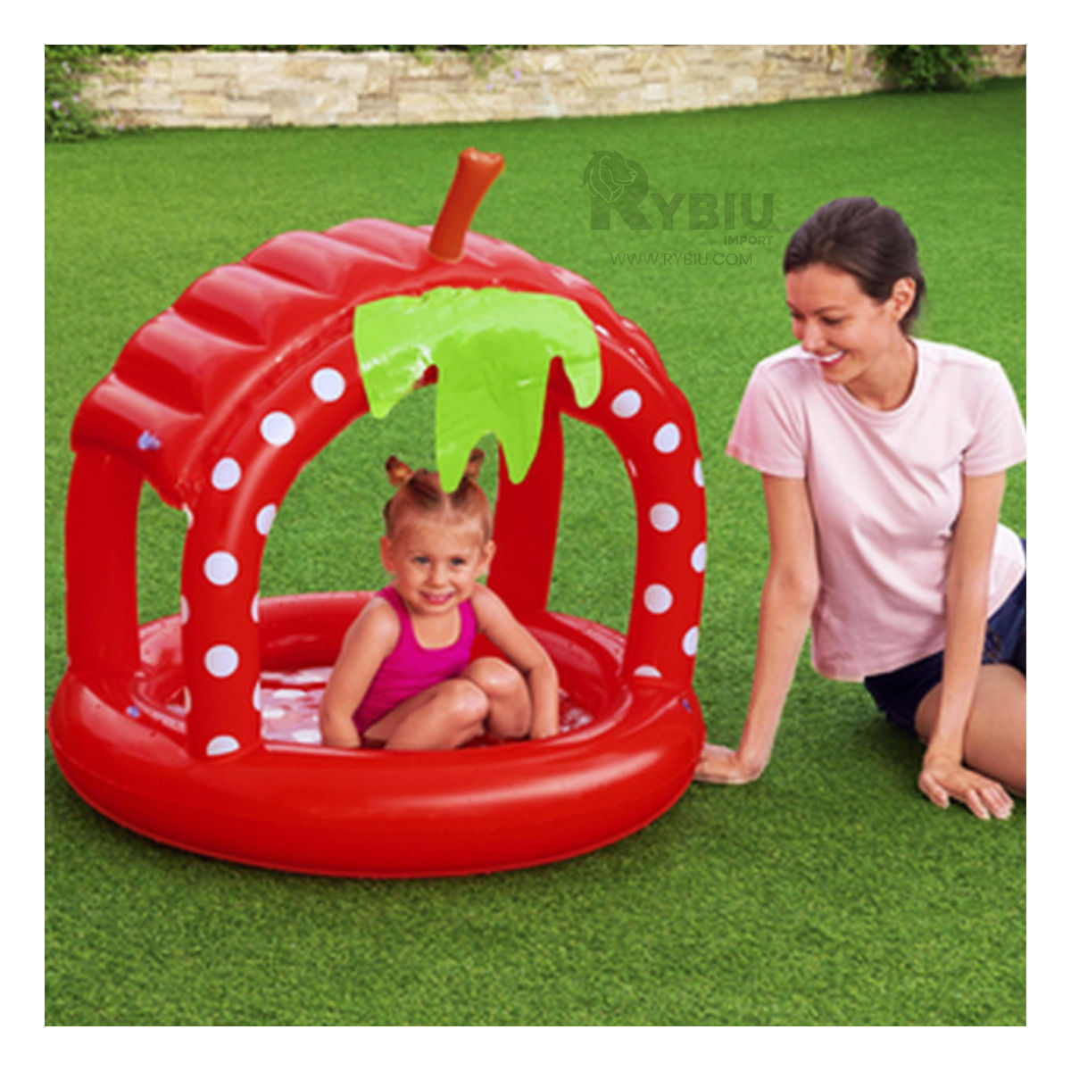 Piscina con Tematica Fresita Niños 52387 Tono Rojo