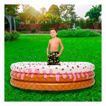 Piscina para Niños Modelo Helado en Tono Multicolor Piscina para Niños Modelo Helado en Tono Multicolor